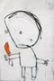 Boy with Orange Knife